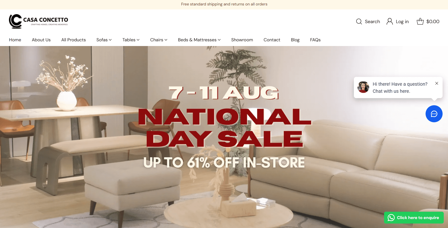 Casa Concetto - Luxury Furniture Shopify Store