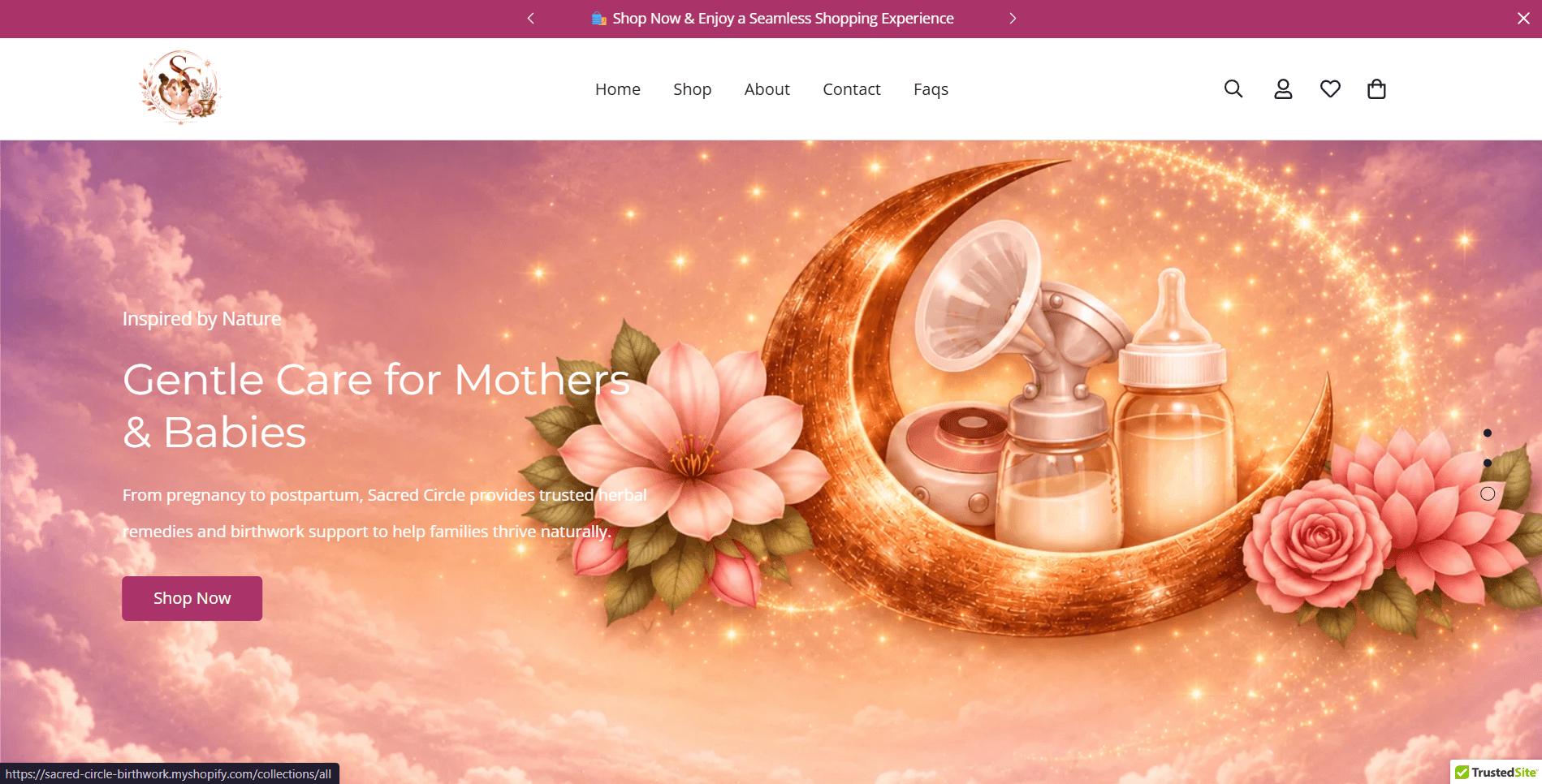 Sacred Circle Birthwork - Premium Shopify Wellness Store