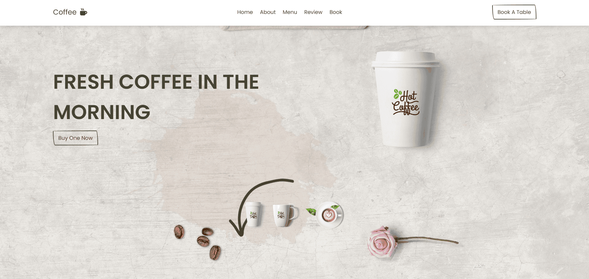 Coffee Shop Website Design