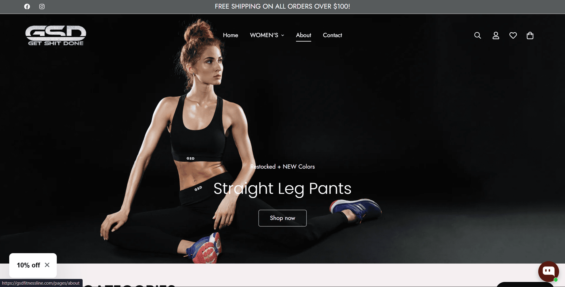 GSD Athleticwear - Premium Shopify Fitness Store