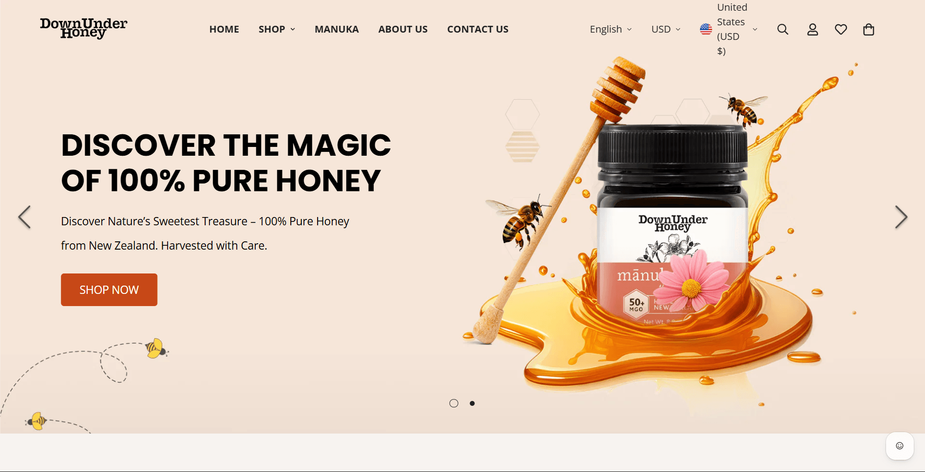 DownUnder Honey - Premium New Zealand Honey Store