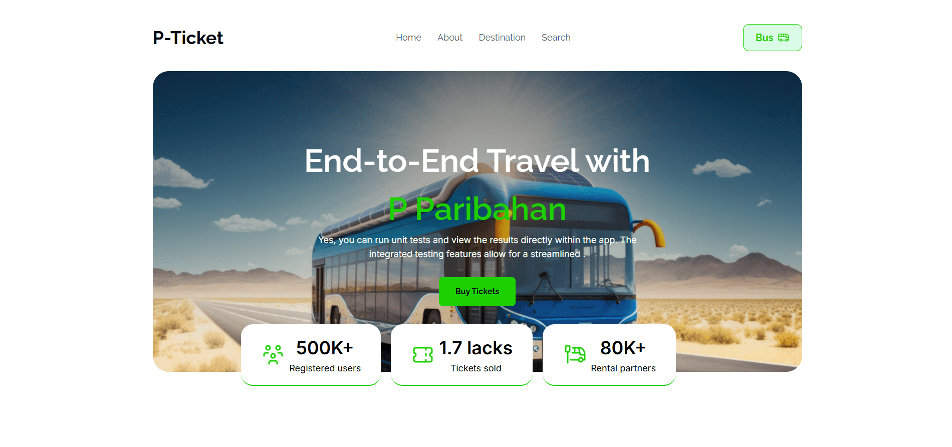 P-Ticket - Online Bus Ticketing System