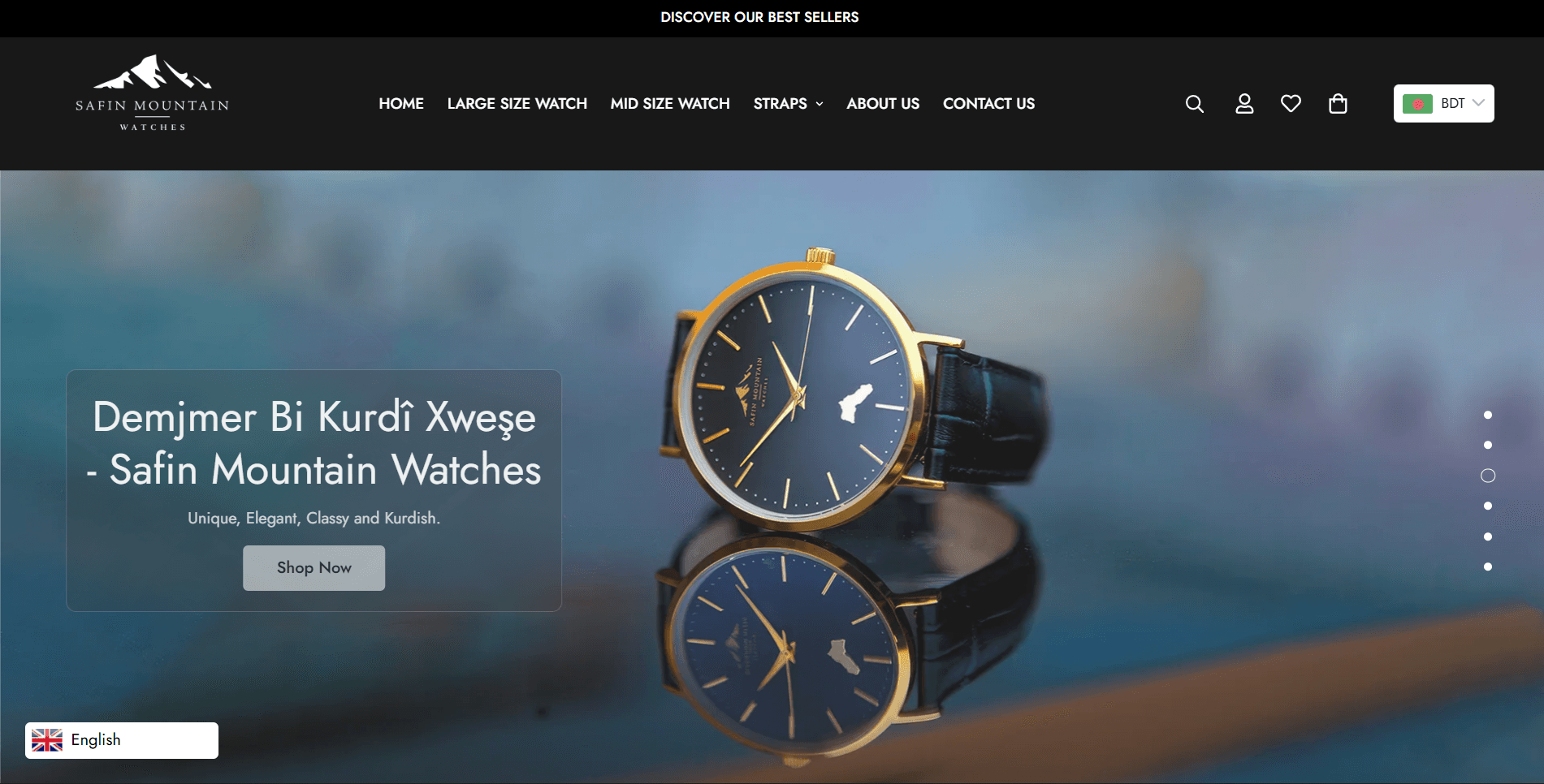 Safin Mountain Watches - Kurdish-Inspired Watch Shopify Store