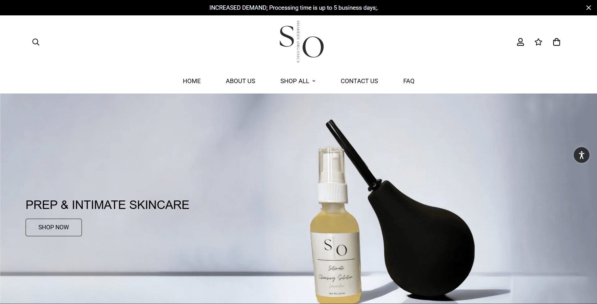 Shaheen Organics - Premium Shopify Skincare Store