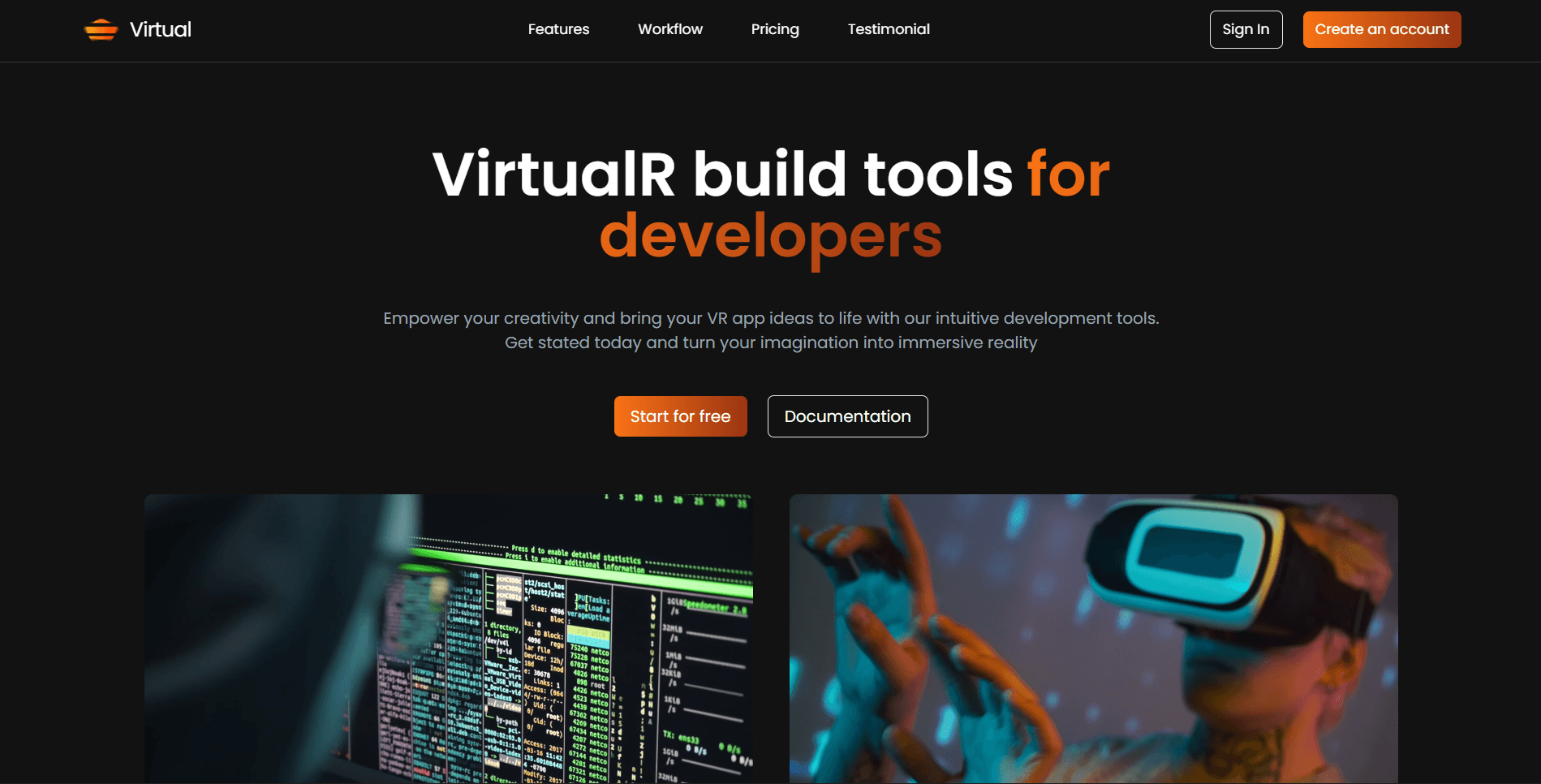 Virtual Landing Page
