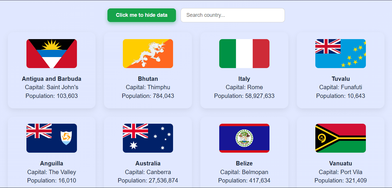 Countries Viewer